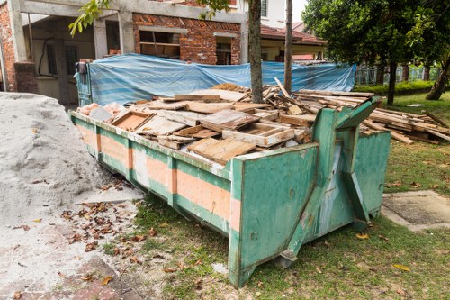 Residents participating in a recycling program in South East London