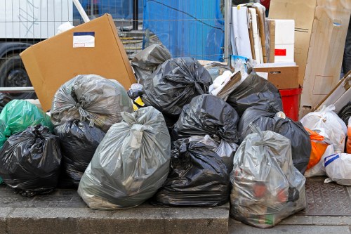 Team managing house clearance in a Herne Hill property
