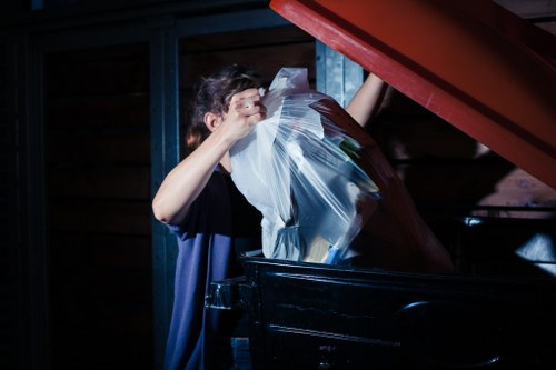 Professional house clearance team at work in Camberwell