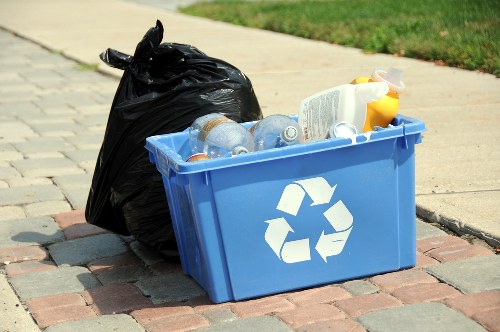 Bulky waste being collected in South East London