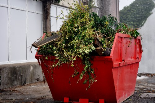 Various types of business waste including organic and inorganic materials