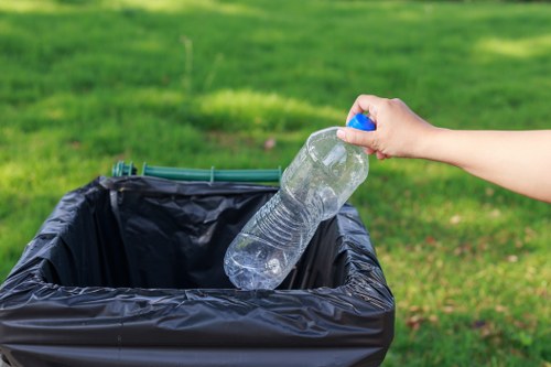 Sorting items during house clearance in Canada Water